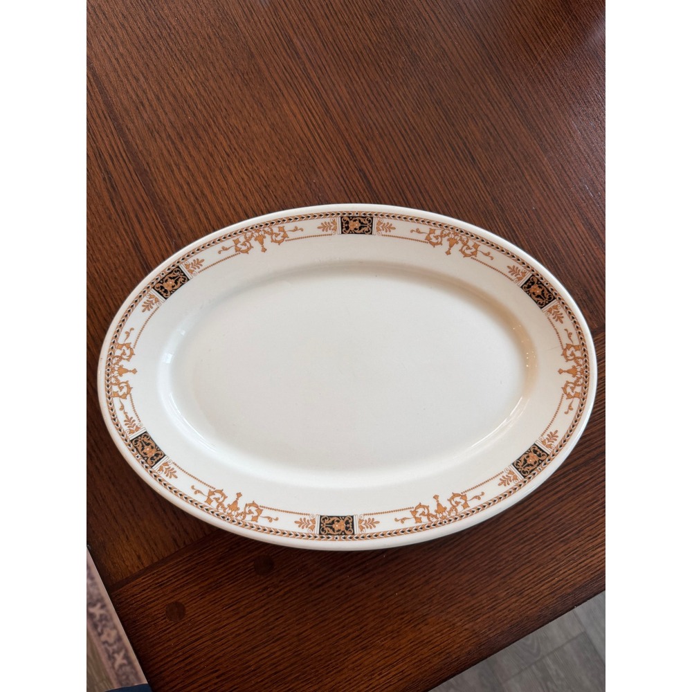 Vintage Syracuse China Old Ivory Oval Serving Platter Webster Pattern